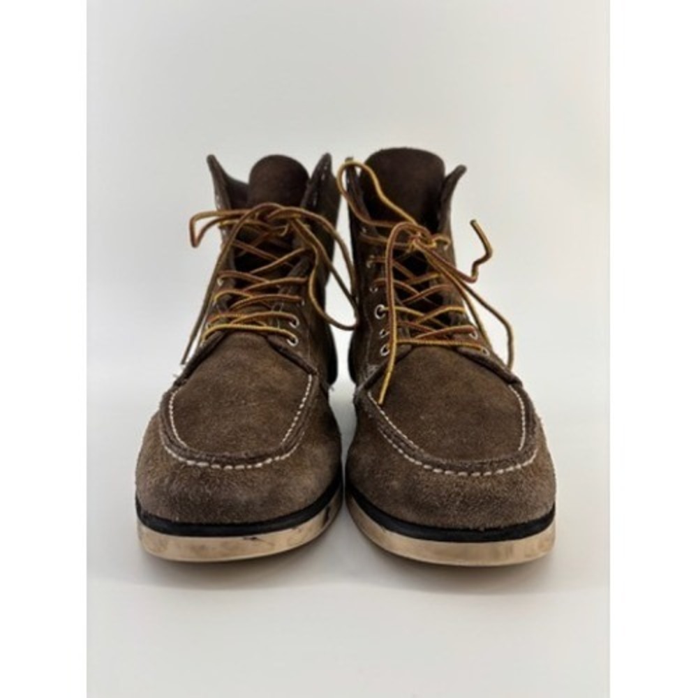 Sebago Docksides Mens 10 Brown Suede Moc Toe Lace Up Boots 71063982